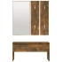 Set de muebles de recibidor madera contrachapada roble