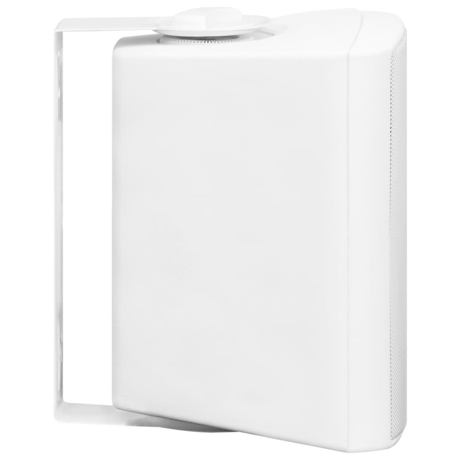 Altavoces estéreo de pared 2 uds blanco interior exterior 80