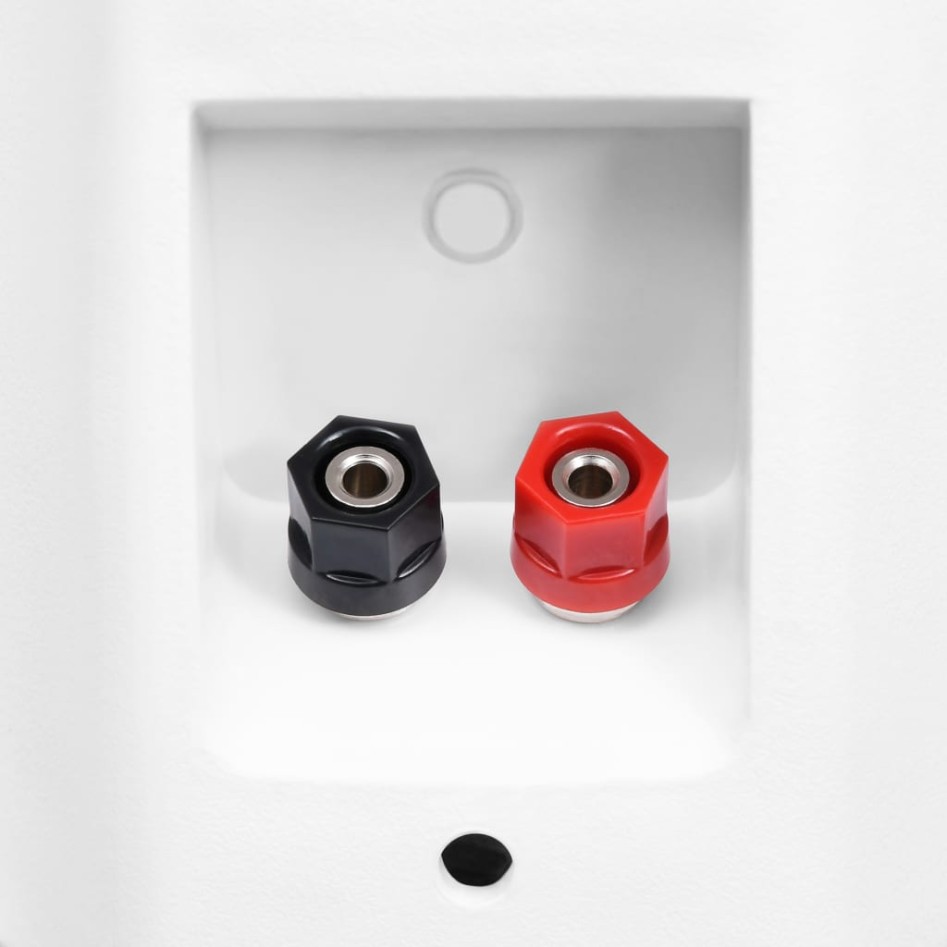 Altavoces estéreo de pared 2 uds blanco interior exterior 80