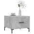 Mesa de centro 2 uds madera ingeniería gris hormigón