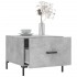 Mesa de centro 2 uds madera ingeniería gris hormigón