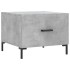 Mesa de centro 2 uds madera ingeniería gris hormigón