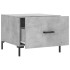 Mesa de centro 2 uds madera ingeniería gris hormigón