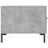 Mesa de centro 2 uds madera ingeniería gris hormigón