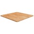 Tablero de mesa cuadrado madera roble marrón claro 60x60x1,5