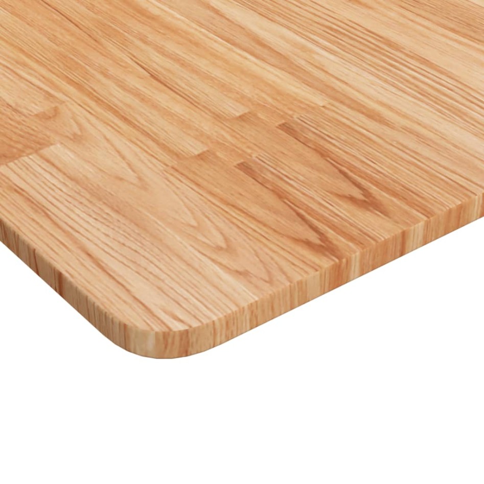 Tablero de mesa cuadrado madera roble marrón claro 60x60x1,5