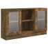 Vitrina madera contrachapada roble ahumado 120x30,5x70