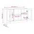 Vitrina madera contrachapada roble ahumado 120x30,5x70
