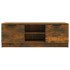 Mueble de TV madera contrachapada roble ahumado 102x35x36,5