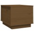 Mesa de centro madera maciza de pino marrón miel 40x50x35