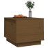 Mesa de centro madera maciza de pino marrón miel 40x50x35