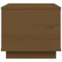 Mesa de centro madera maciza de pino marrón miel 40x50x35