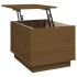Mesa de centro madera maciza de pino marrón miel 40x50x35