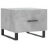 Mesa de centro 2 uds madera ingeniería gris hormigón