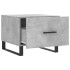 Mesa de centro 2 uds madera ingeniería gris hormigón