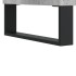 Mesa de centro 2 uds madera ingeniería gris hormigón