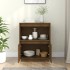 Aparador de madera maciza de pino marrón miel 60x34x75