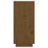 Aparador de madera maciza de pino marrón miel 60x34x75