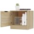 Mesitas de noche 2 unidades color roble Sonoma 40x39x40