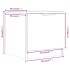 Mesitas de noche 2 unidades color roble Sonoma 40x39x40