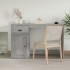 Escritorio y cajón madera contrachapada gris Sonoma