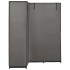Armario de esquina gris 130x87x169