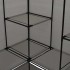 Armario de esquina gris 130x87x169
