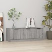 Mueble de TV madera contrachapada gris Sonoma 102x35x36,5 cm