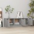 Mueble de TV madera contrachapada gris Sonoma 102x35x36,5