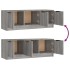 Mueble de TV madera contrachapada gris Sonoma 102x35x36,5