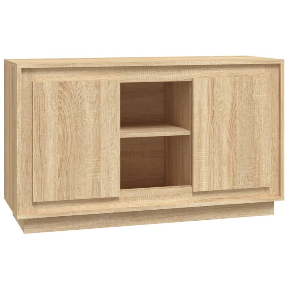 Aparador de madera contrachapada roble Sonoma 102x35x60