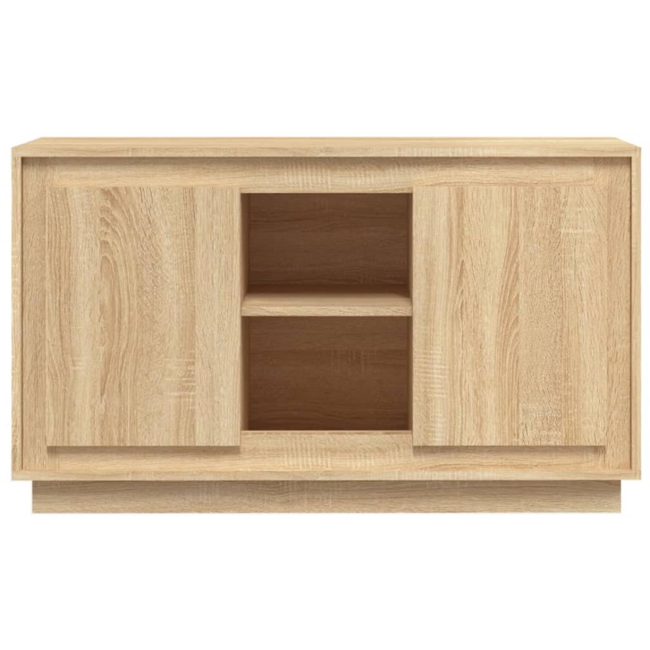 Aparador de madera contrachapada roble Sonoma 102x35x60