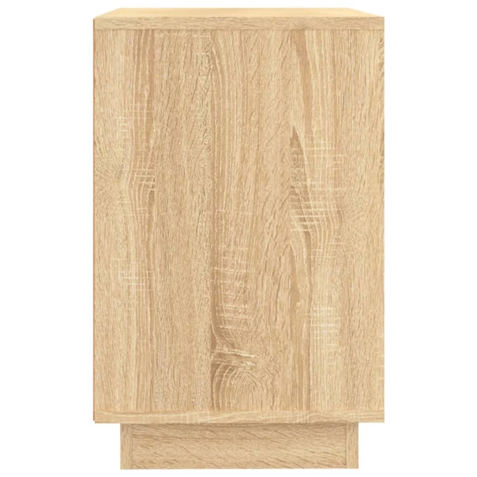 Aparador de madera contrachapada roble Sonoma 102x35x60