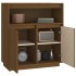 Aparador de madera maciza de pino marrón miel 70x34x80