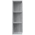 Armario de espejo baño contrachapada gris Sonoma 80x20,5x64