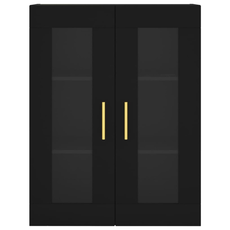 Armario de pared negro 69,5x34x90