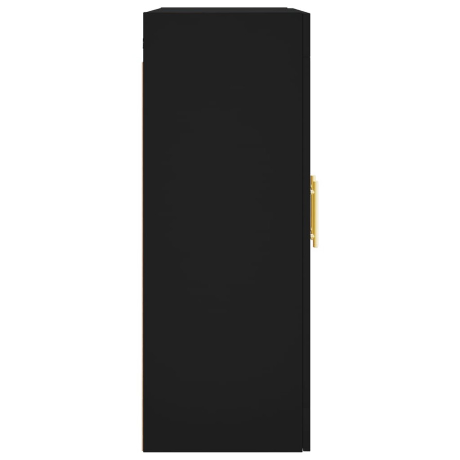 Armario de pared negro 69,5x34x90