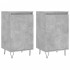 Aparadores 2 uds madera de ingeniería gris hormigón 40x35x70