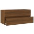 Mueble de lavabo madera ingeniería roble marrón 100x38,5x45