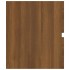 Mueble de lavabo madera ingeniería roble marrón 100x38,5x45