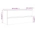 Mueble de lavabo madera ingeniería roble marrón 100x38,5x45
