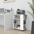 Armario ruedas madera contrachapada blanco brillante