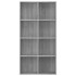 Estantería/Aparador madera contrachapada gris 66x30x130