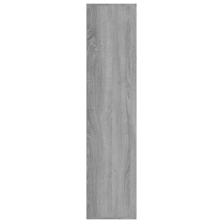 Estantería/Aparador madera contrachapada gris 66x30x130