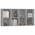 Estantería/Aparador madera contrachapada gris 66x30x130