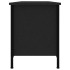 Mueble de TV madera contrachapada negro 102x35x45