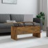 Mesa de centro madera ingeniería roble ahumado 102x50,5x46,5