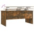 Mesa de centro madera ingeniería roble ahumado 102x50,5x46,5