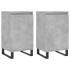 Aparadores 2 uds madera de ingeniería gris hormigón 40x35x70