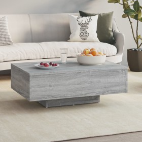Mesa de centro madera de ingeniería gris Sonoma 85x55x31